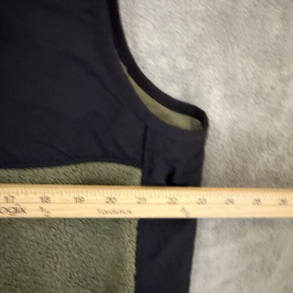 Under Armour Vest Men XL Green Mission Boucle Fleece Full Zip Loose Windbreaker - Picture 7 of 11